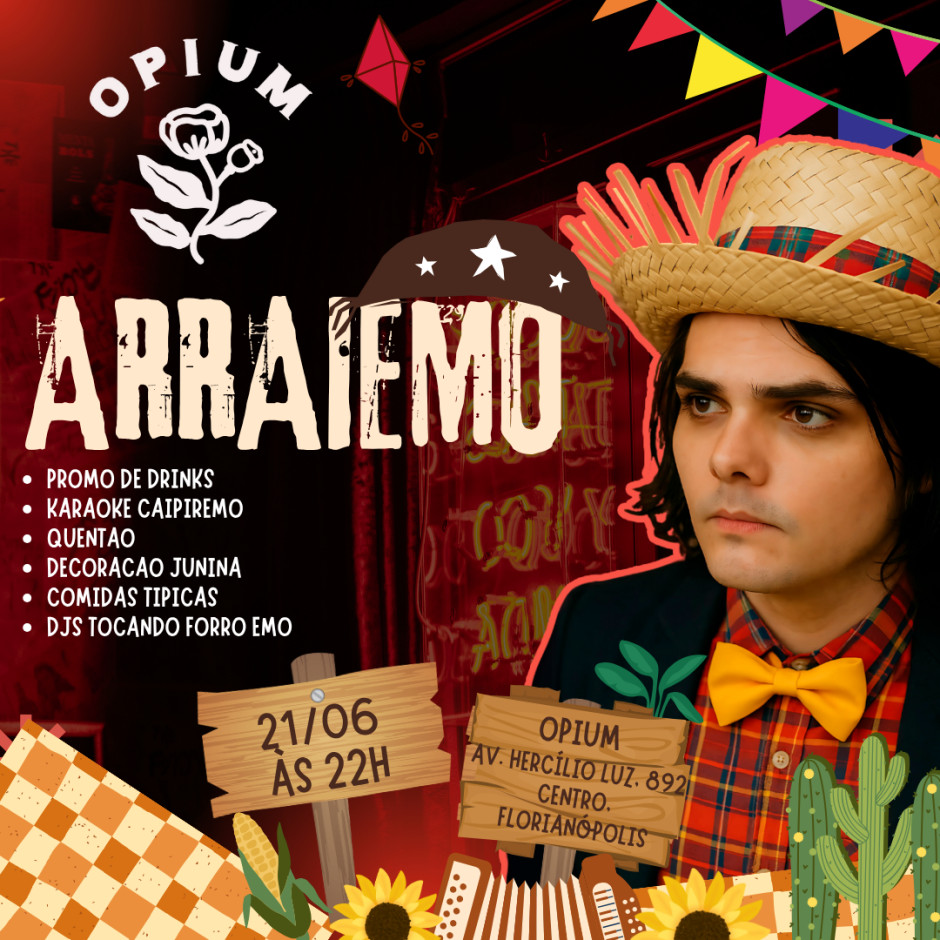 ARRAIAEMO - dia 21 de junho de 2025 em Florianópolis/SC.